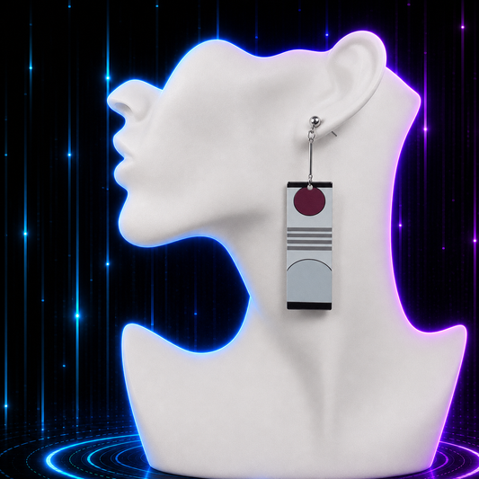 Triple Dawn Hanafuda Anime Earrings