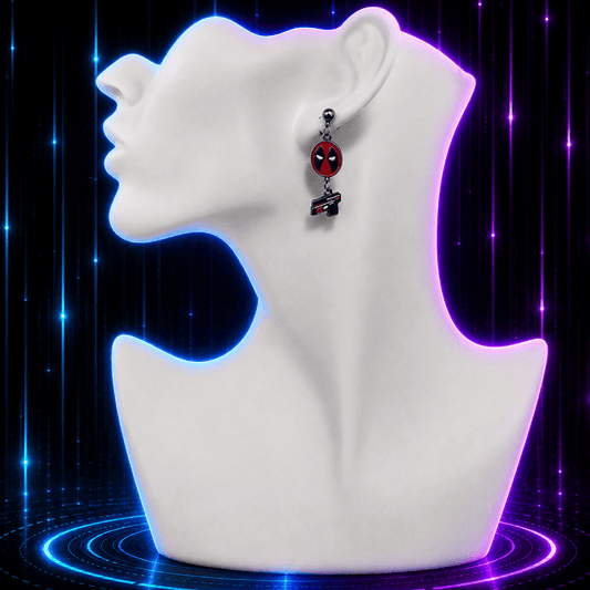 Armed Antihero Layered Anime Earrings