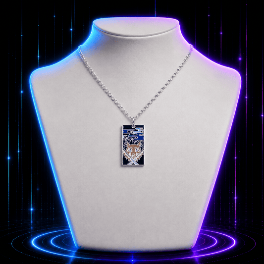 Boar Mask Hanafuda Anime Necklace
