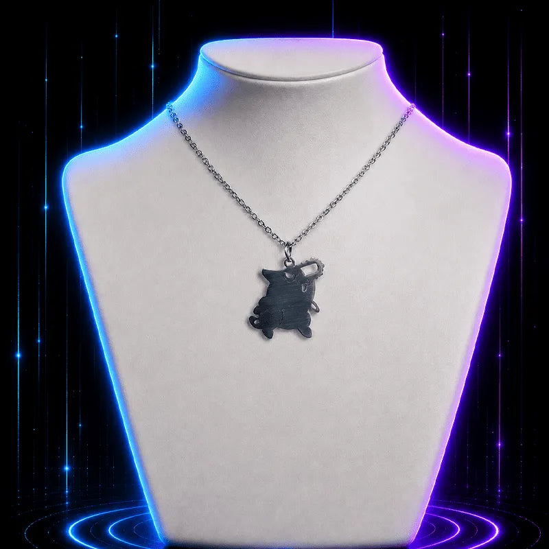 Chainsaw Companion Anime Necklace