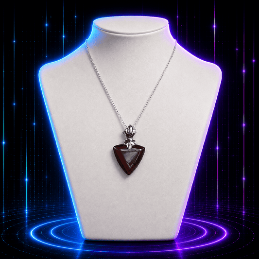 Crimson Gem Anime Necklace