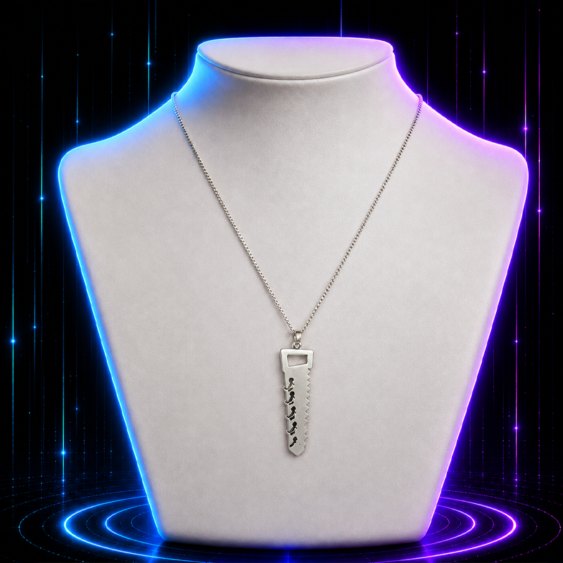 Decorative Chime Saw Necklace