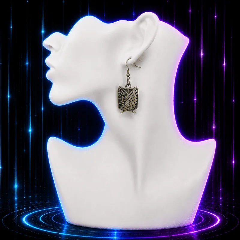 Sentinel Wing Anime Earrings
