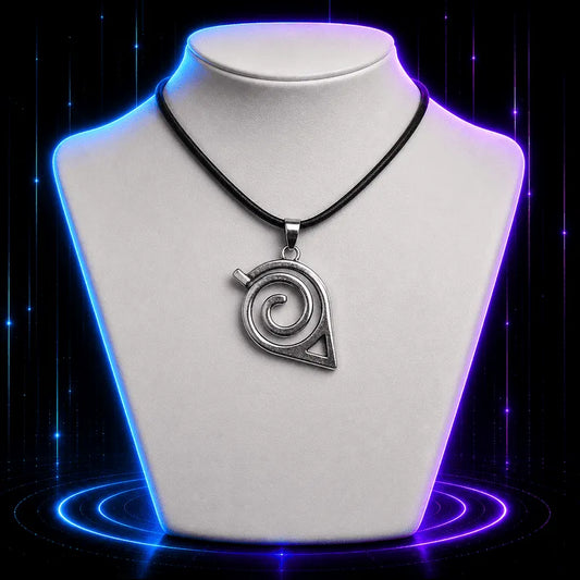 Spiral Leaf Anime Necklace