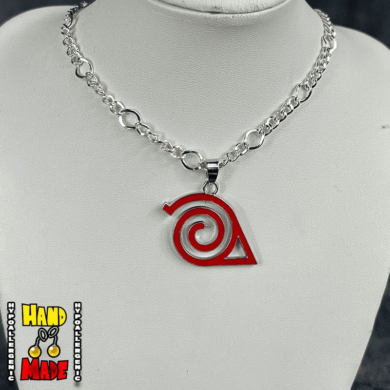 Spiral Leaf Anime Necklace