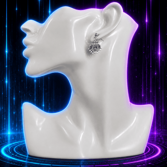 Ancient Spirit Mask Gaming Earrings