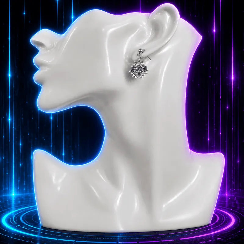 Ancient Spirit Mask Gaming Earrings
