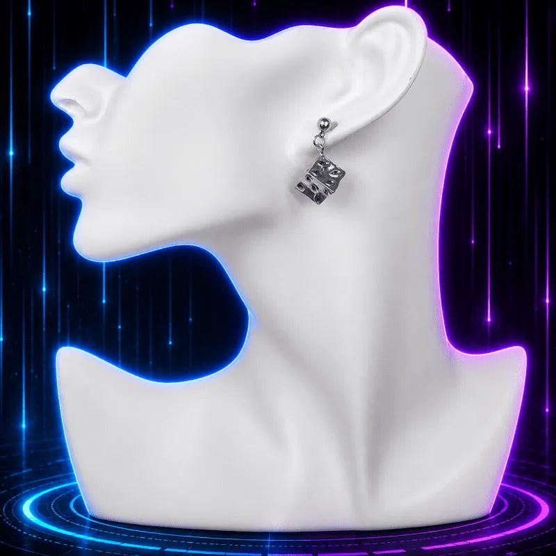 Arcane Seal Cube Anime Earrings