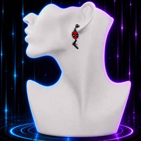 Armed Antihero Layered Anime Earrings