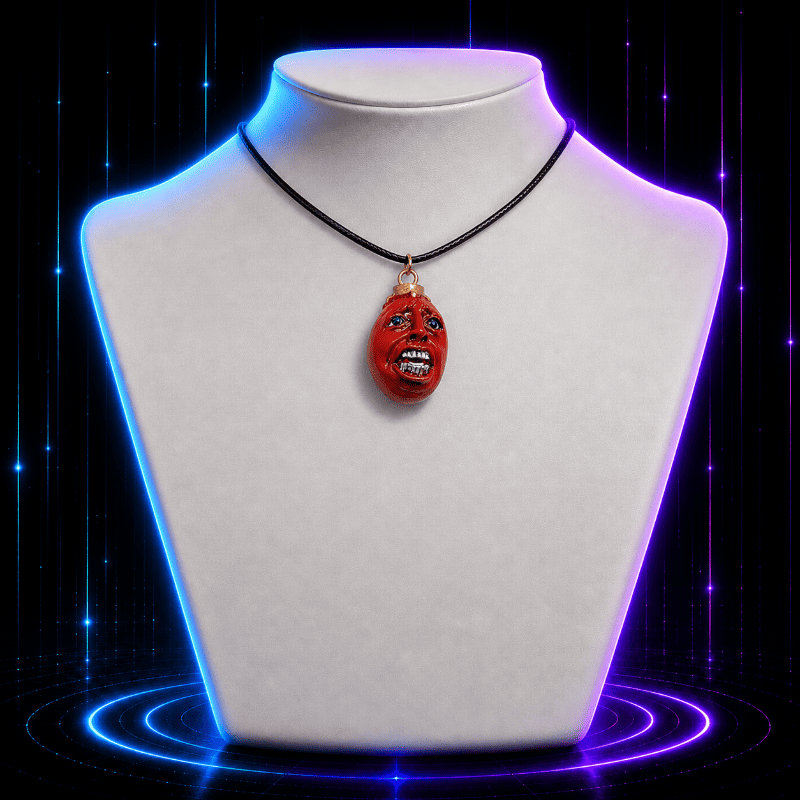 Awakened Crimson Relic Anime Necklace