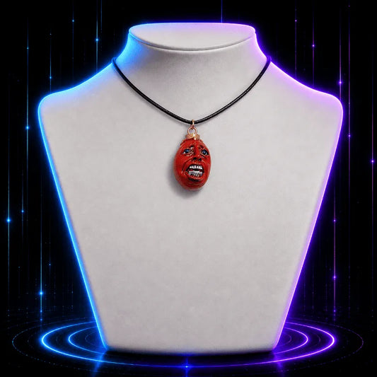 Awakened Crimson Relic Anime Necklace