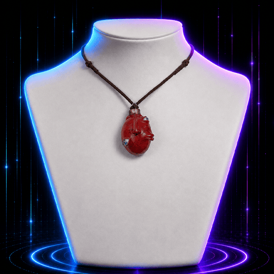 Awakening Crimson Relic Anime Necklace