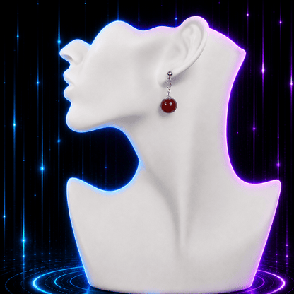 Crimson Ascension Anime Earrings