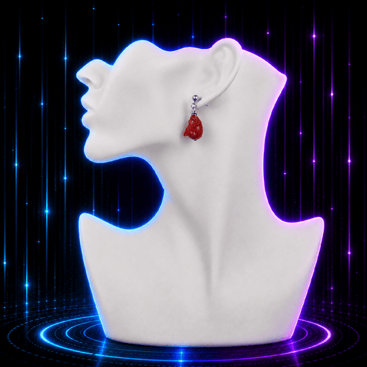 Crimson Fate Idol Anime Earrings
