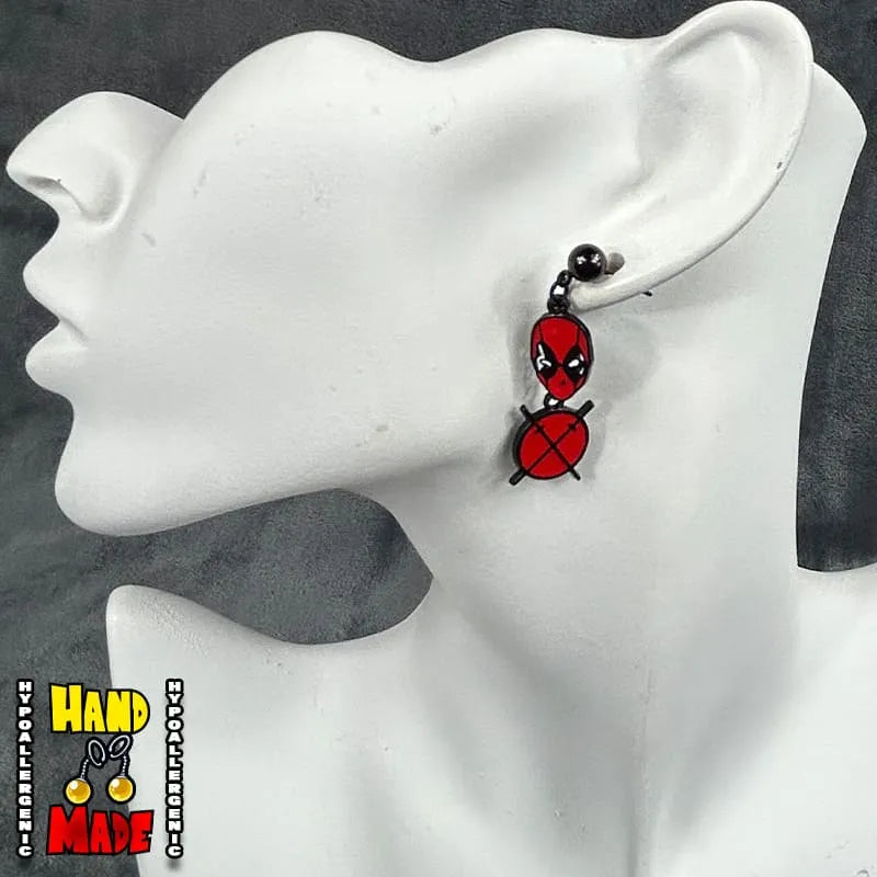 Crosshair Antihero Layered Movie Earrings
