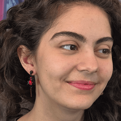 Masked Merc Layered Movies Earrings