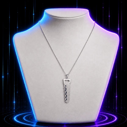 Decorative Chime Saw Necklace