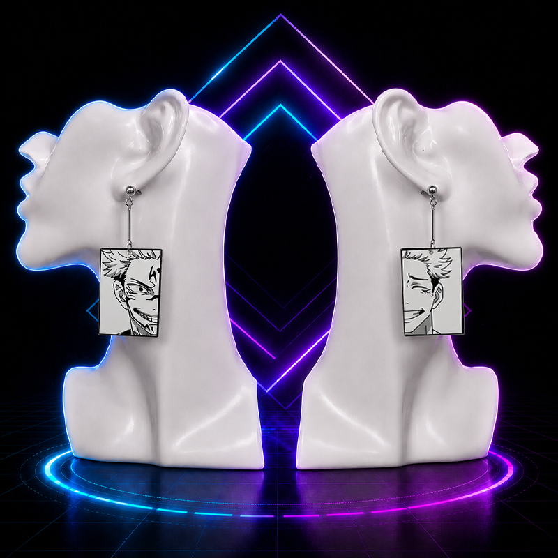 Dual Vessel Anime Earrings