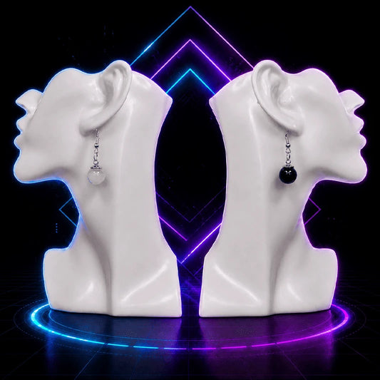 Duality Agate Gaming Earrings
