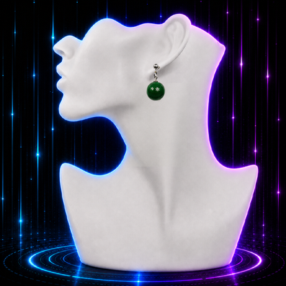 Emerald Ascension Anime Earrings