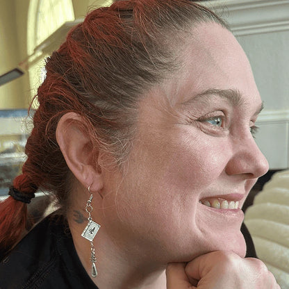 Game Master Tome Gaming Earrings