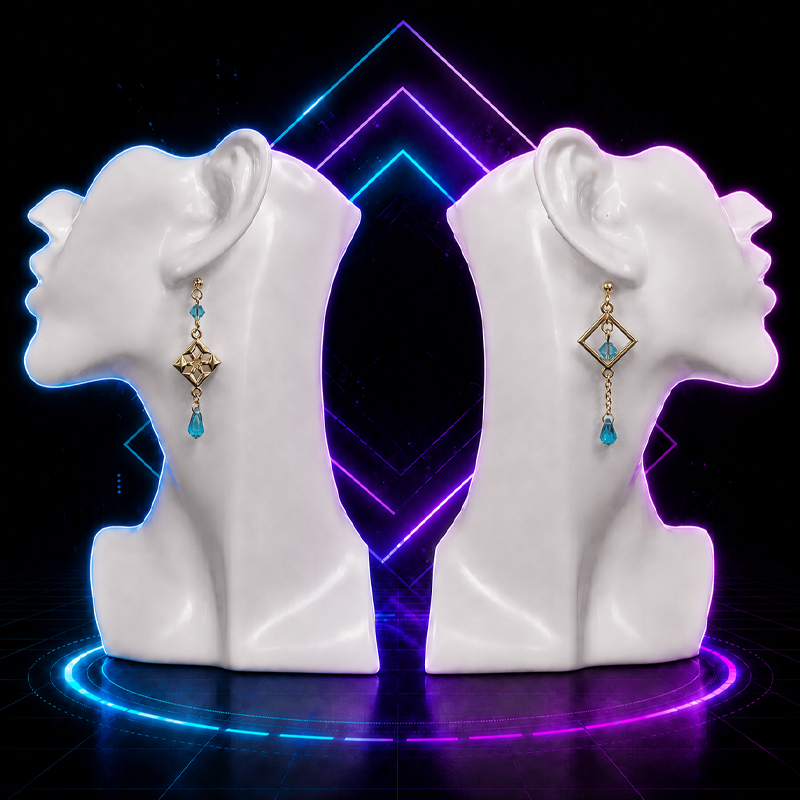 Elemental Power Gaming Earrings