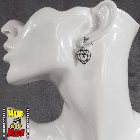 Life Force Heart Gaming Earrings