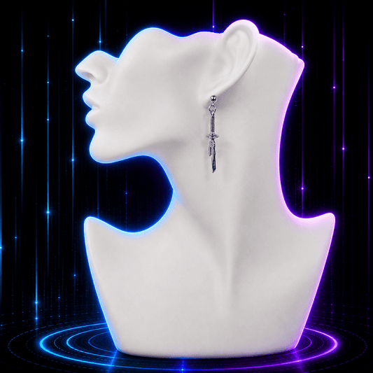 Heavenly Spear Anime Earrings