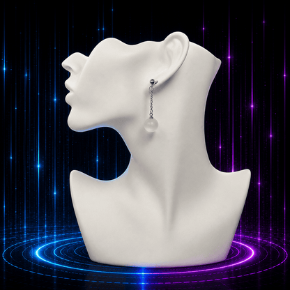 Ivory Ascension Anime Earrings