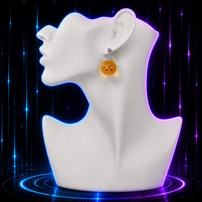 Legendary Star Orb Anime Earrings