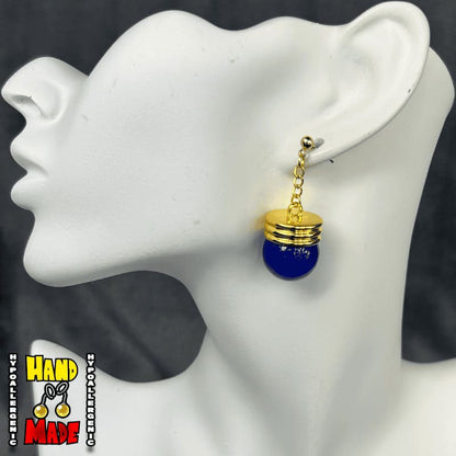 Midnight Orb Anime Earrings