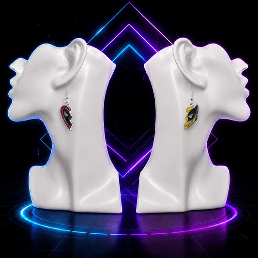 Masked Duo Friendship Earrings