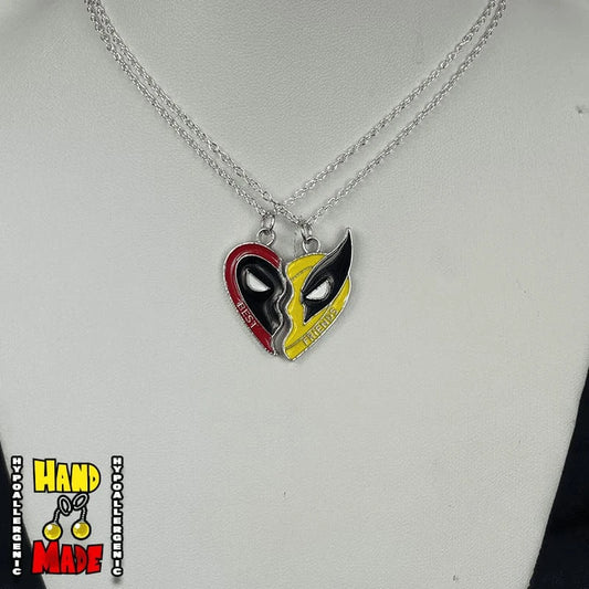 Masked Duo Friendship Necklace