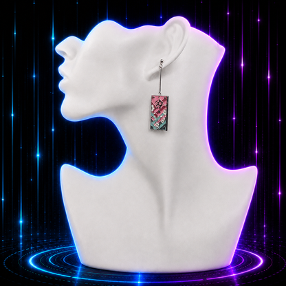 Cherry Blossom Hanafuda Anime Earrings