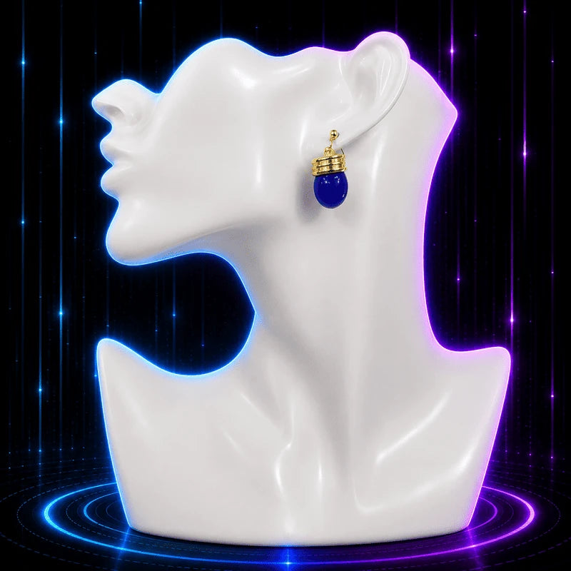 Midnight Orb Anime Earrings