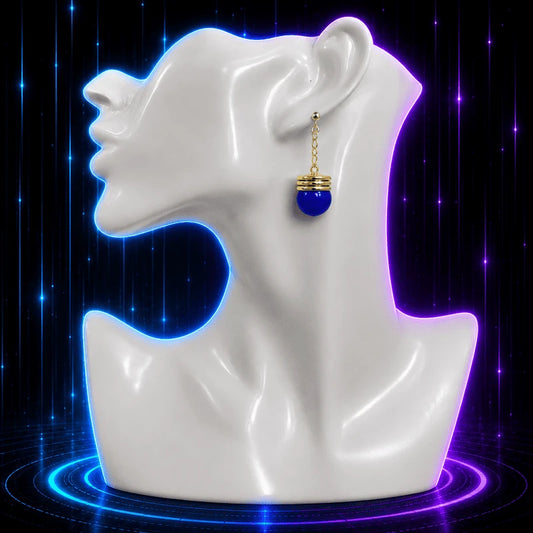 Midnight Orb Anime Earrings