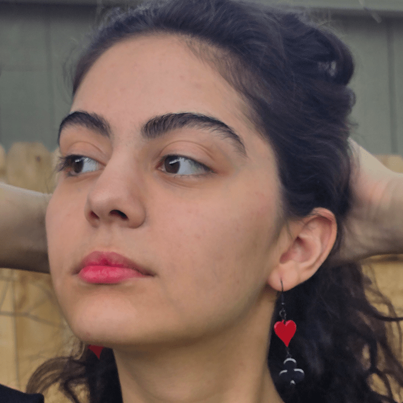 Mismatched Suit of Cards Earrings
