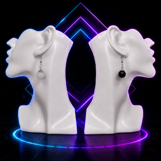Duality Agate Gaming Earrings