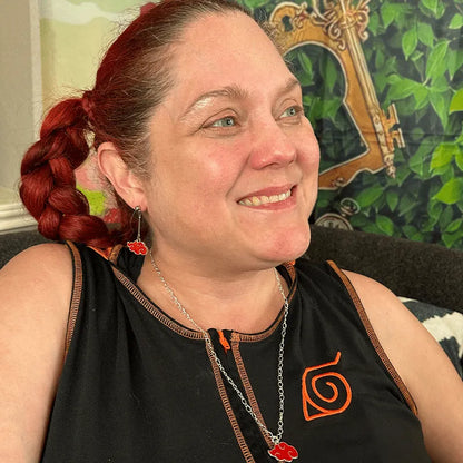 Red Cloud Anime Necklace