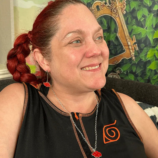 Red Cloud Anime Necklace