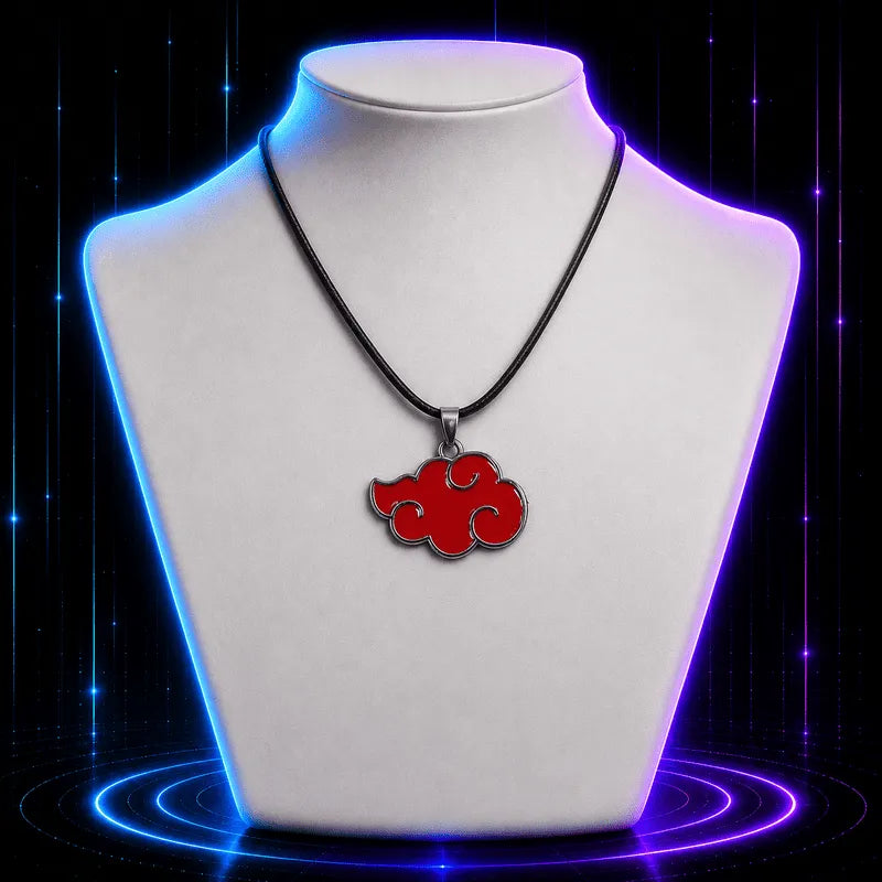 Red Cloud Anime Necklace