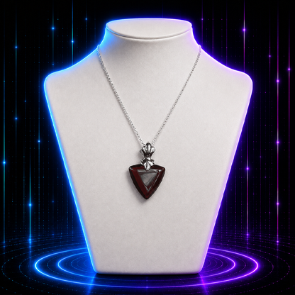 Crimson Gem Anime Necklace