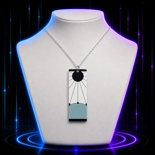 Rising Dawn Hanafuda Anime Necklace