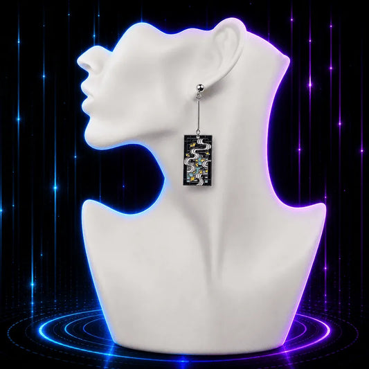 Rivers Hanafuda Anime Earrings