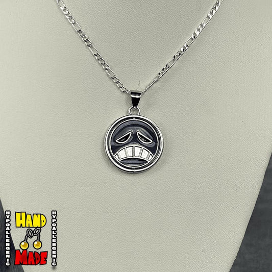 Rotating Spade Anime Necklace