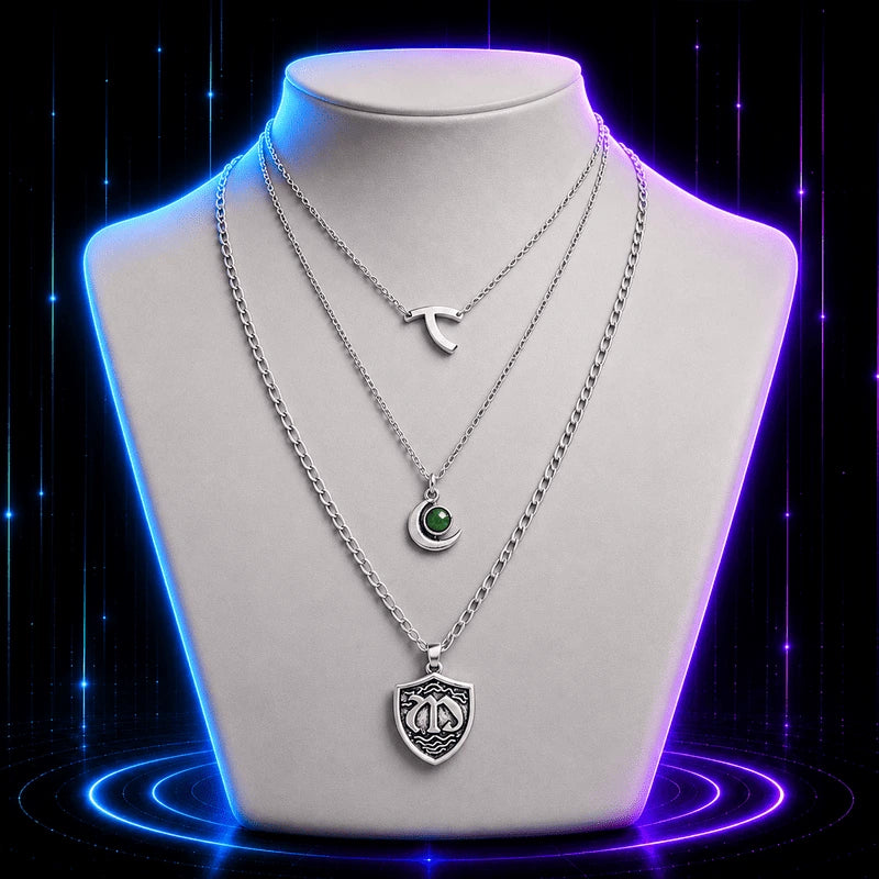 Sacred Sigil Layered Necklaces