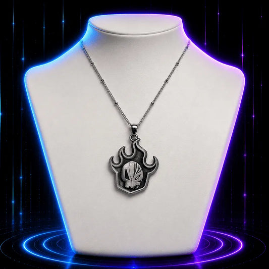 Silver Flames Necklace