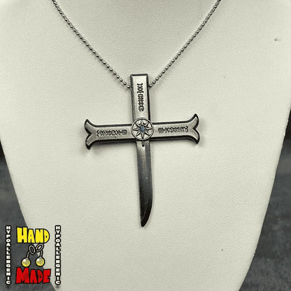 Sovereign Cross Blades Anime Necklace
