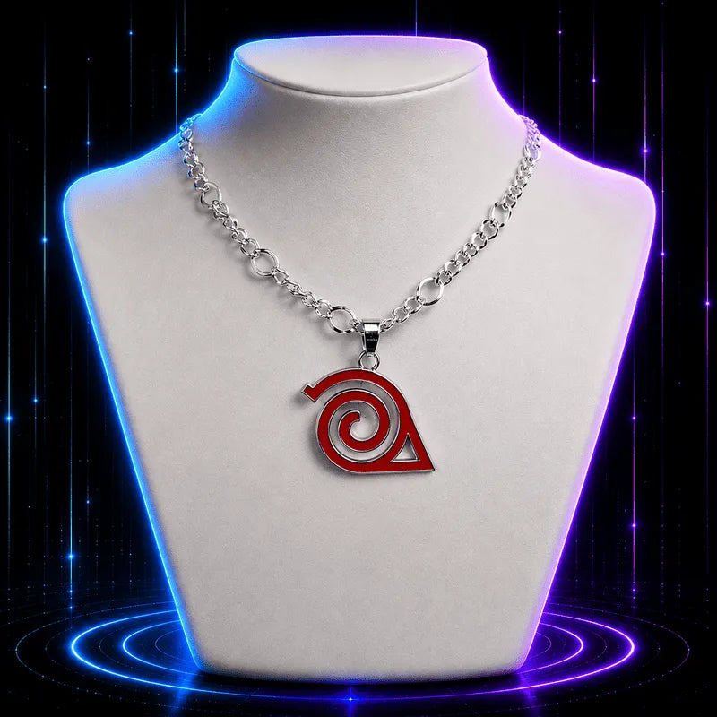 Spiral Leaf Anime Necklace