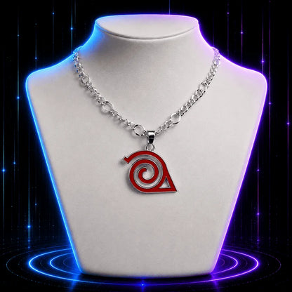 Spiral Leaf Anime Necklace